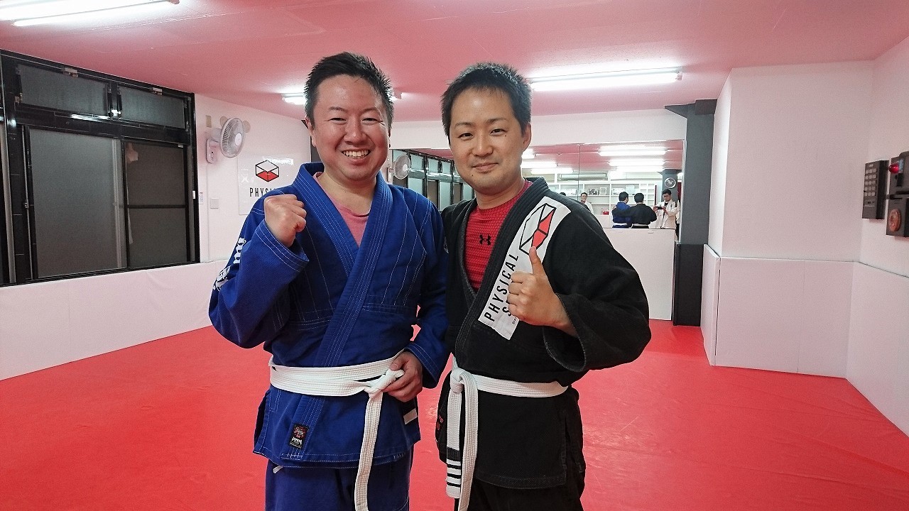 高桑氏・手塚_ブラジリアン柔術