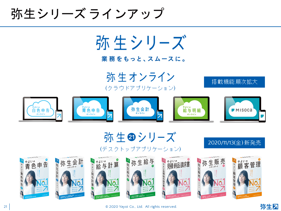弥生21シリーズ新製品発表会_2020秋_スライド