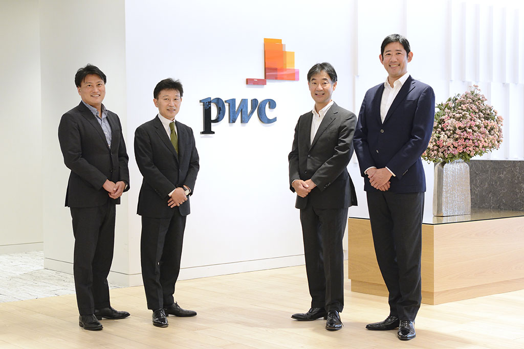 PWCあらた_矢口由祐氏(製造・流通・サービス 財務報告アドバイザリー部 パートナー)、長沼宏明氏(金融 財務報告アドバイザリー部 パートナー)、越田勝氏(IPOソリューション部 パートナー)、中瀬 智治氏_PwCあらた有限責任監査法人_金融 財務報告アドバイザリー部パートナー