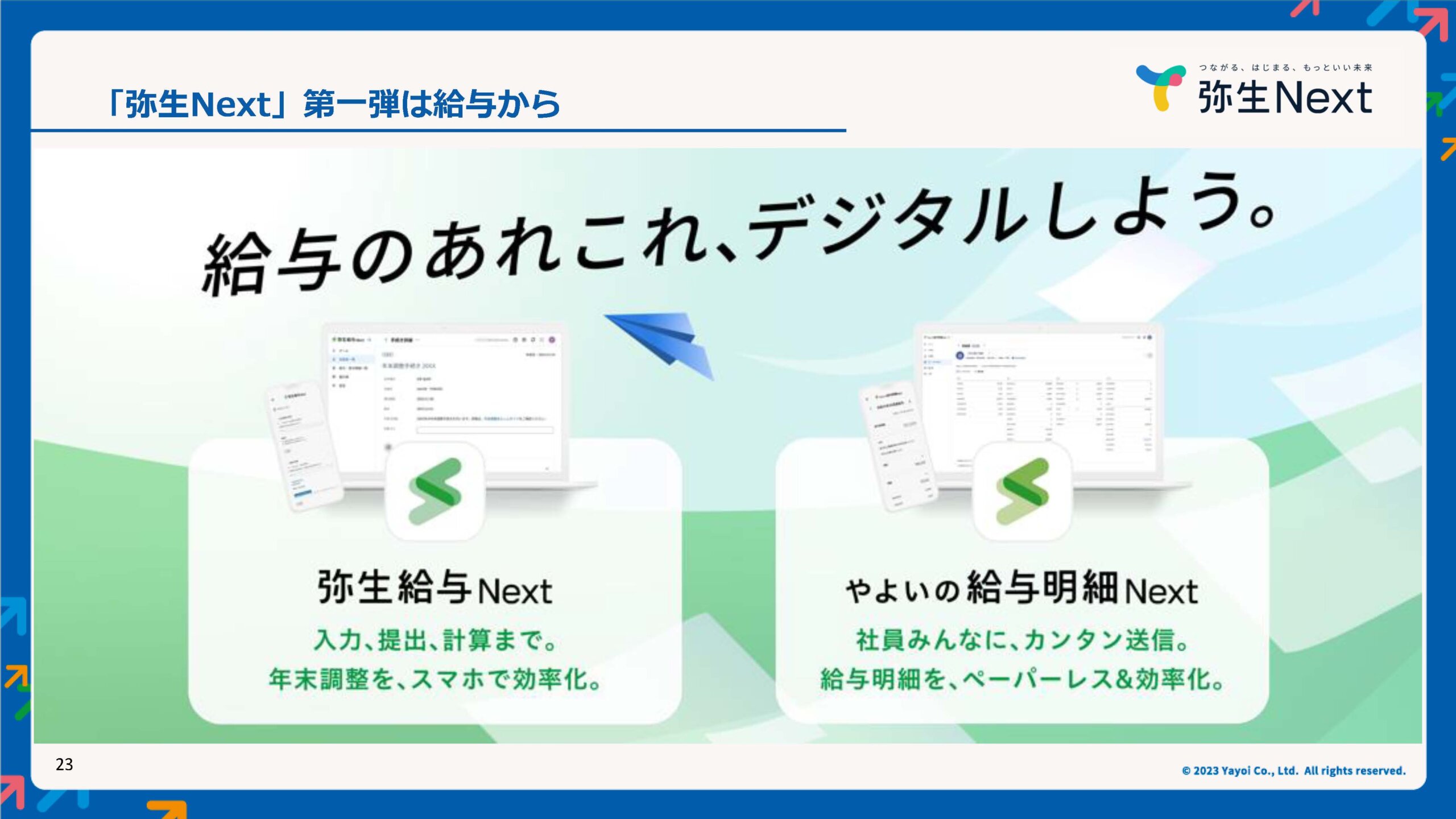 弥生PAPカンファレンス 2023 秋レポート_弥生株式会社_スライド