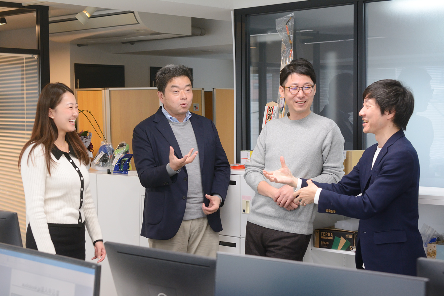 和やかな雰囲気の社内_監査法人Growth